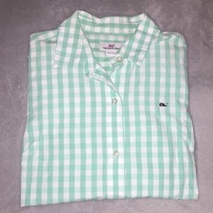 Vineyard Vines Gingham Button Down Shirt